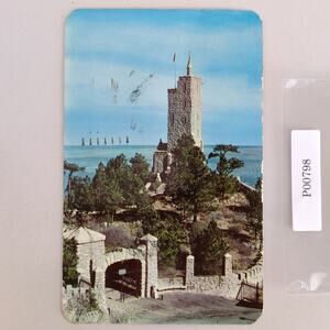 Will Rogers Shrine & Grounds Cheyenne Mountain Pikes Peak CO 1950s Postcard